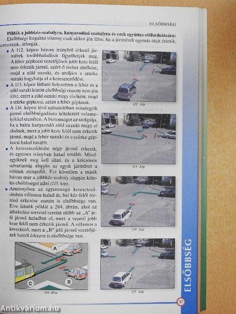 Kresz könyv személygépkocsi-vezetők részére