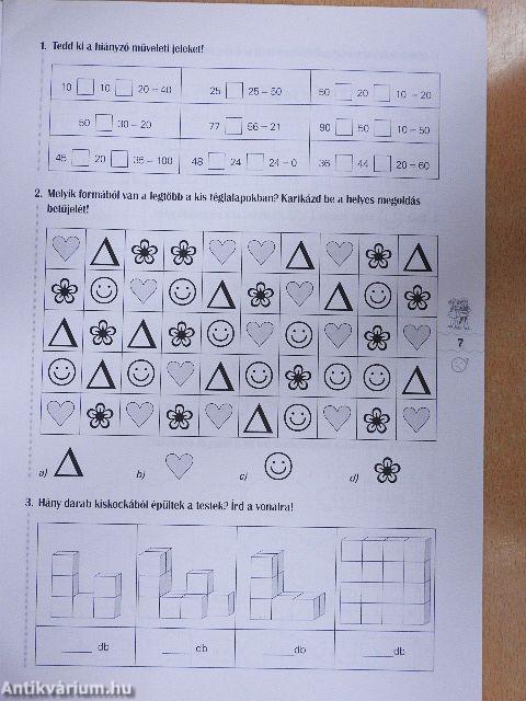 Lépéselőnyben matematikából 2. osztály