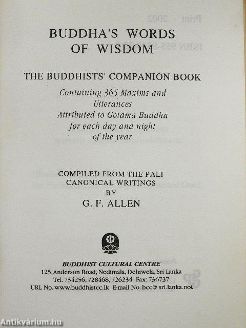 Buddha's Words of Wisdom