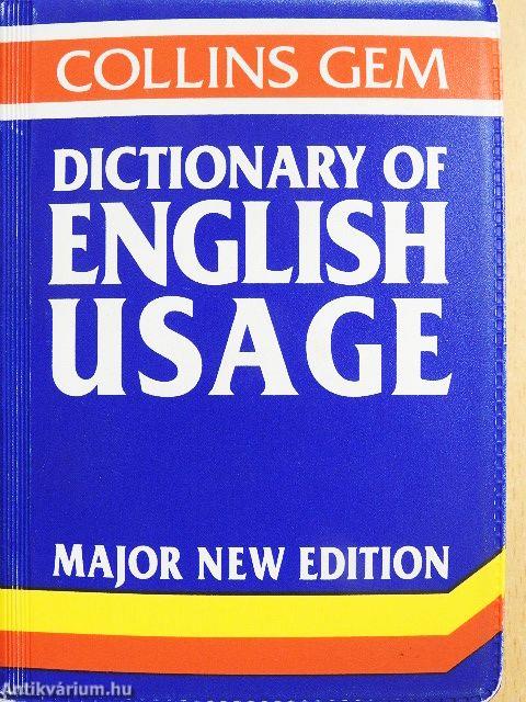 Dictionary of English usage