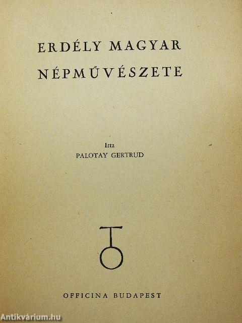 Erdély magyar népművészete