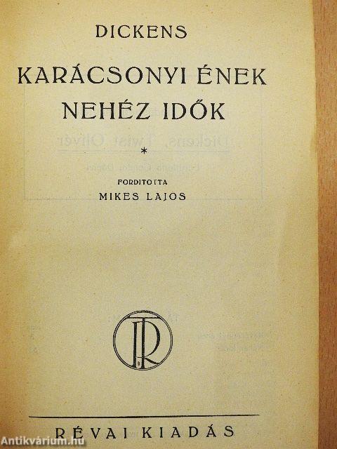 Karácsonyi ének/Nehéz idők