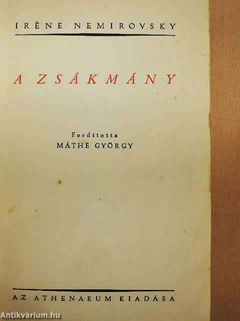 A zsákmány