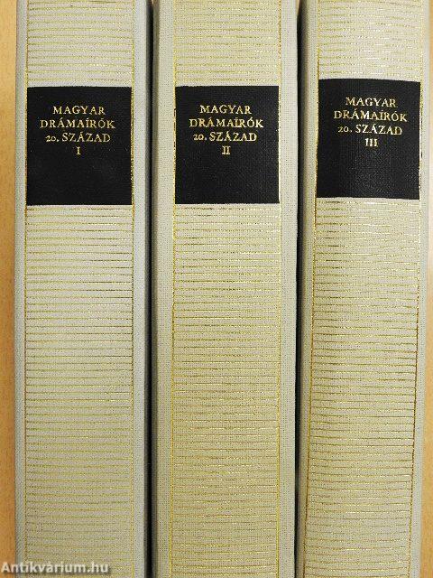 Magyar drámaírók 20. század I-III.
