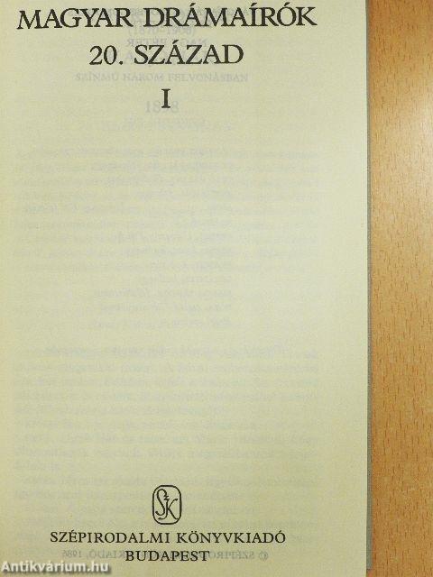 Magyar drámaírók 20. század I-III.