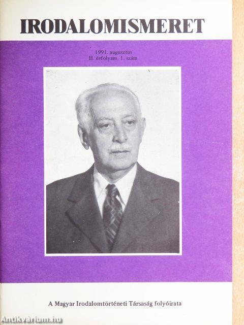Irodalomismeret 1991/1.