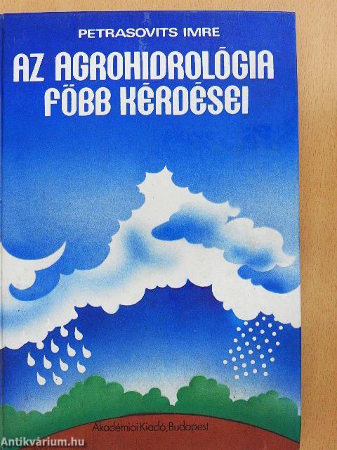 Az agrohidrológia főbb kérdései