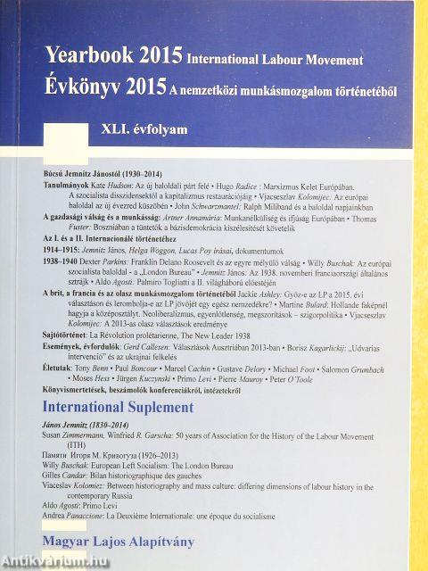 A nemzetközi munkásmozgalom történetéből 2015