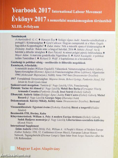A nemzetközi munkásmozgalom történetéből 2017