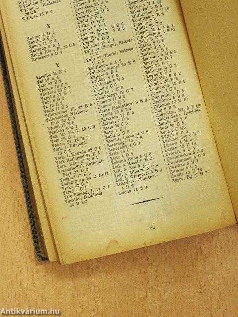 Taschenatlas der ganzen Welt