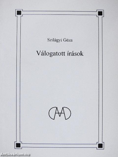 Válogatott írások