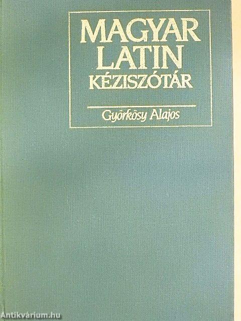 Magyar-latin kéziszótár