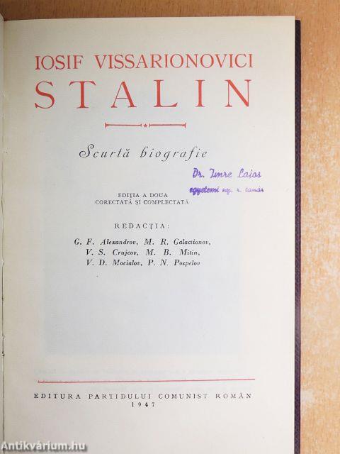 Iosif Vissarionovici Stalin