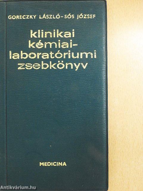 Klinikai kémiai-laboratóriumi zsebkönyv