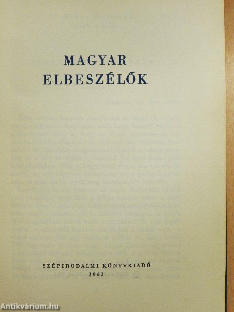 Magyar elbeszélők I-IV.