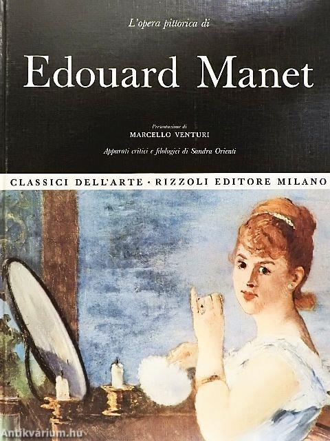 L'opera pittorica di Edouard Manet