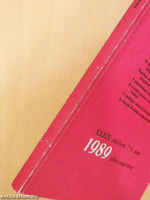 Pedagógiai szemle 1989. július-augusztus