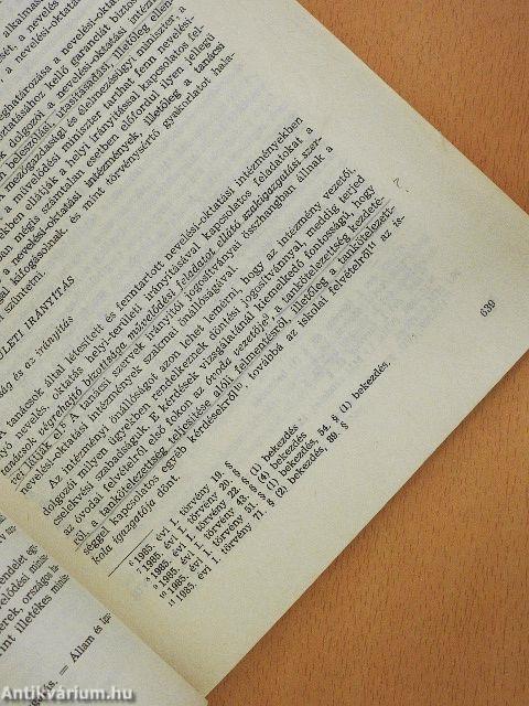 Pedagógiai szemle 1989. július-augusztus