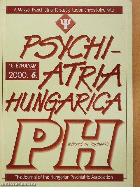 Psychiatria Hungarica 2000/6.