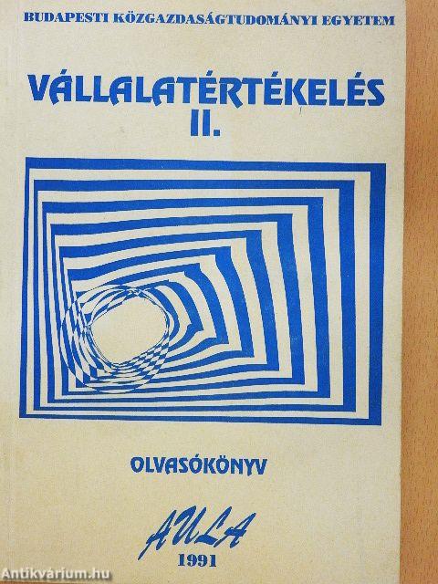 Vállalatértékelés II. 