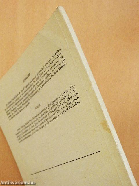 Állam és igazgatás 1989. június