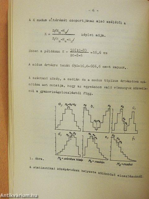 Matematikai statisztikai módszerek térképészek számára