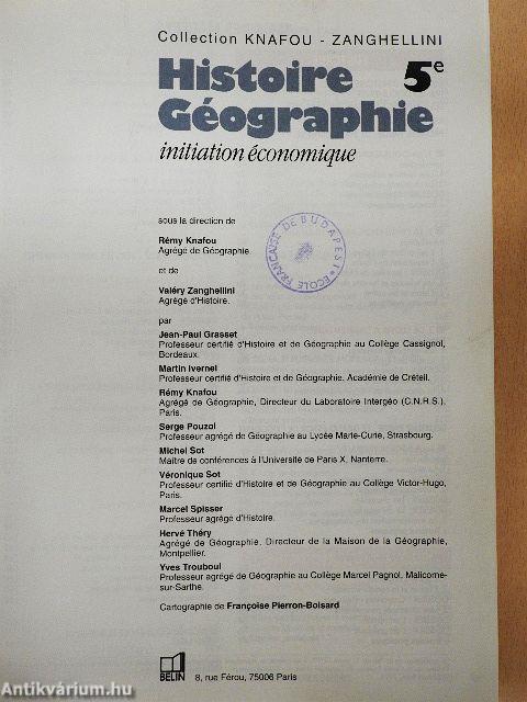 Histoire Géographie 5.