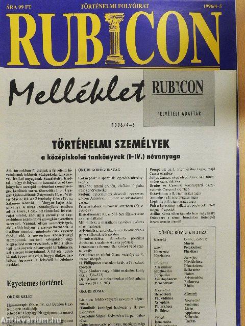 Rubicon 1996/4-5.