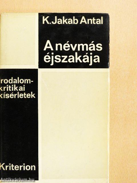 A névmás éjszakája