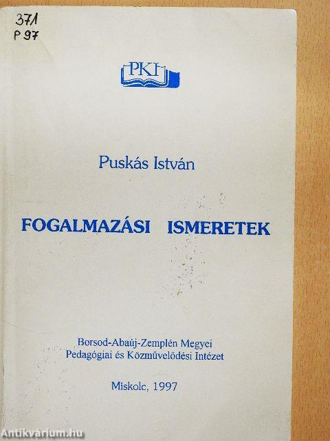 Fogalmazási ismeretek