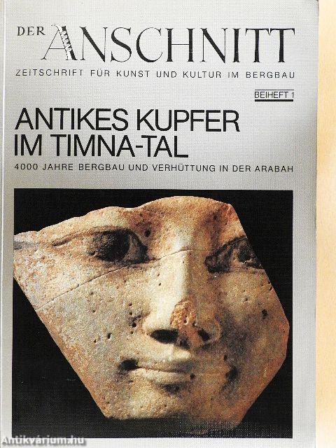 Antikes Kupfer im Timna-Tal