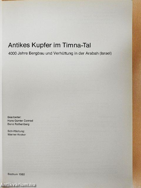 Antikes Kupfer im Timna-Tal