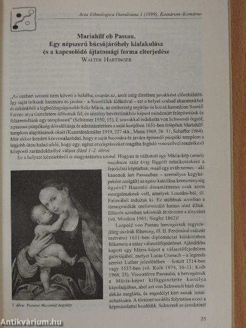 Az Etnológia Központ Évkönyve 1999