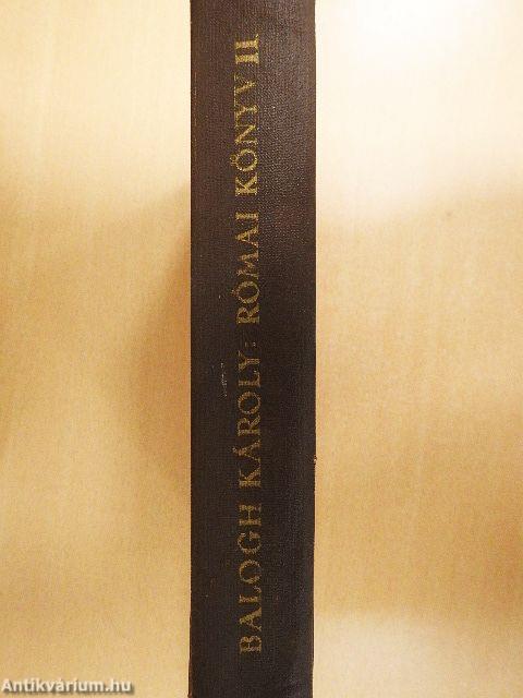 Római könyv II.