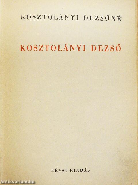 Kosztolányi Dezső