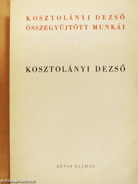 Kosztolányi Dezső