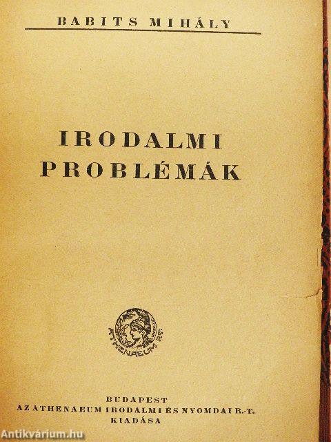 Irodalmi problémák