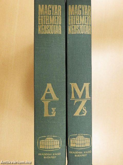 Magyar értelmező kéziszótár I-II.