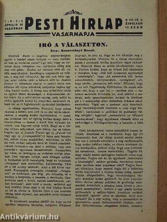 A Pesti Hirlap Vasárnapja 1932. április 24.