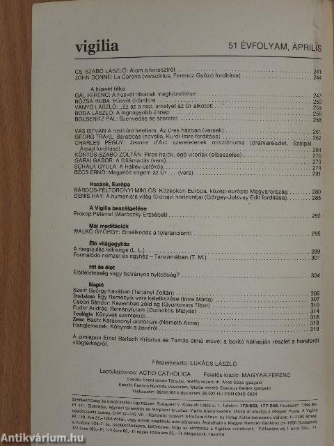 Vigilia 1986. április