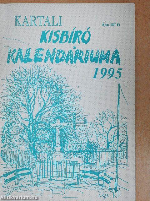 Kartali Kisbíró Kalendáriuma 1995