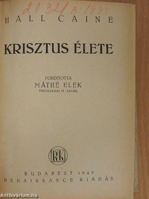 Krisztus élete II.