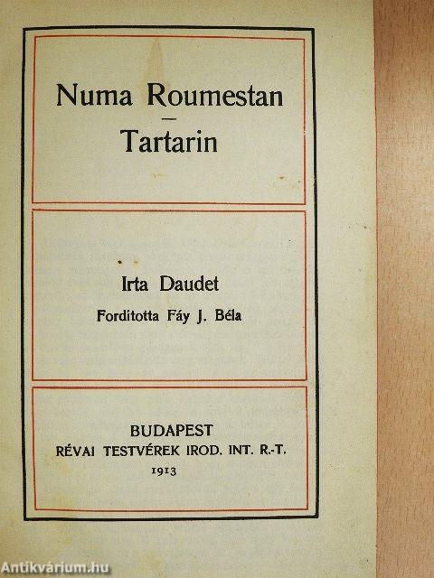 Numa Roumestan/Tartarin