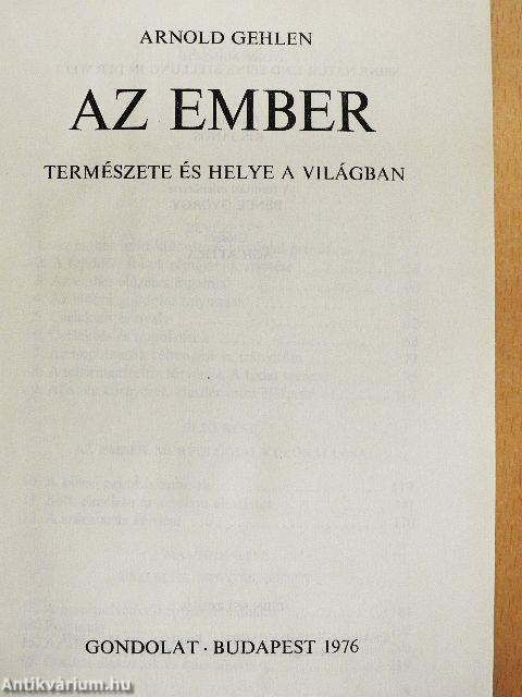 Az ember természete és helye a világban