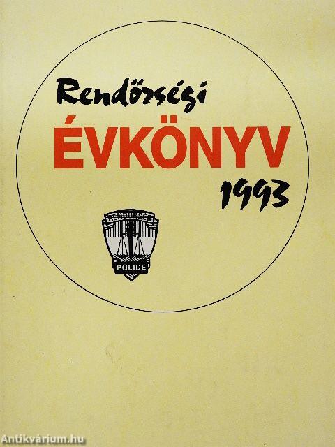 Rendőrségi évkönyv 1993