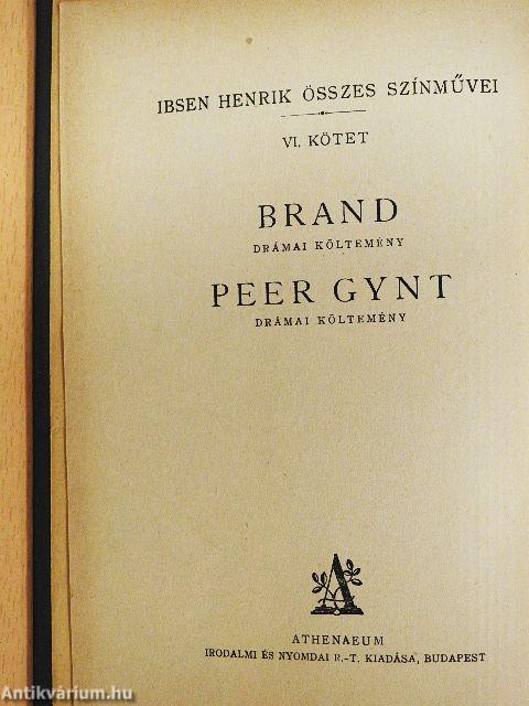 Brand/Peer Gynt