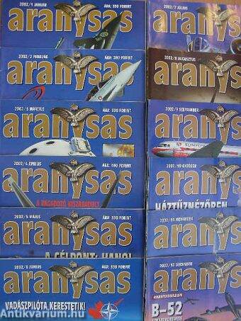 Aranysas 2002. január-december