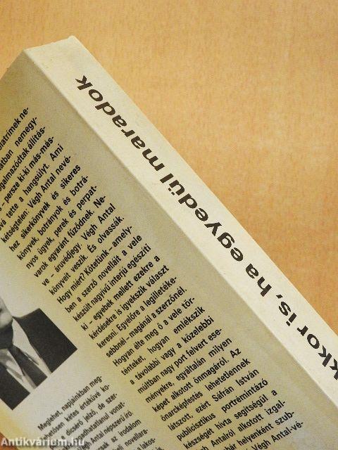 Akkor is, ha egyedül maradok