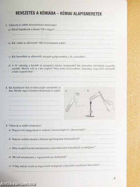 Kémia feladatsorozatok általános iskolásoknak 7. osztály