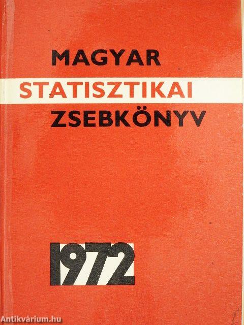 Magyar statisztikai zsebkönyv 1972.